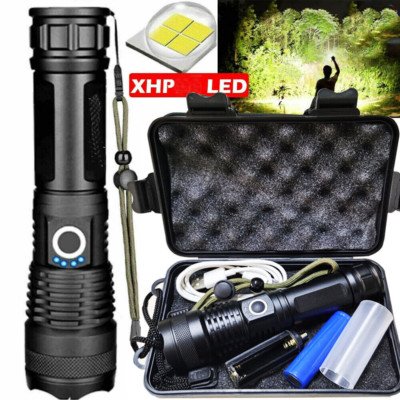 Super Hell XHP90 LED Handscheinwerfer Camping Suchscheinwerfer Taschenlampe