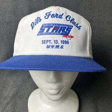 Vintage 90  s SnapBack Mesh Trucker Hat Auto Racing Adjustable Cap