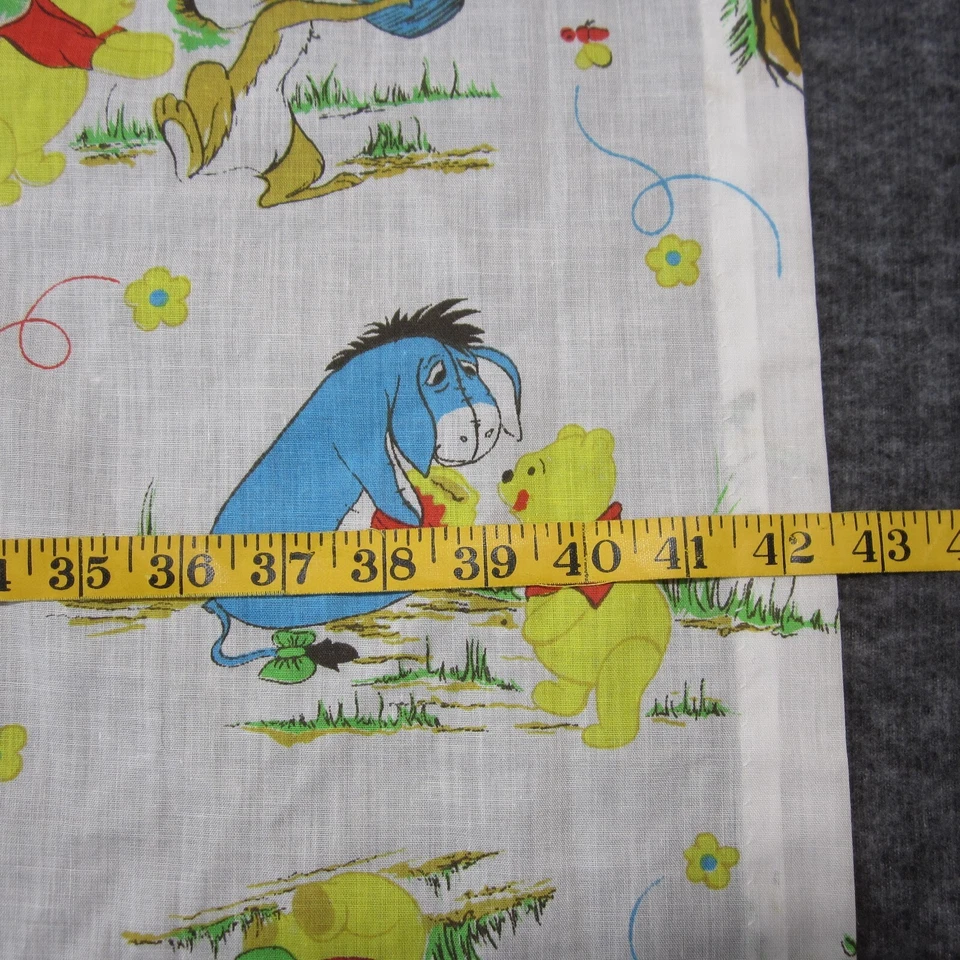 Panel de cortina de colección Disney Winnie the Pooh decoración de guardería Perma-Prest Eeyore 42x45 Foto 4 de 4
