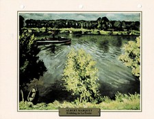 Spring in la Frette on the banks of the Seine - Albert Marquet - Info Card