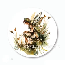 Pretty Mythical Fairy Favors Envelope Seals Labels Fairy Stickers Party Favor