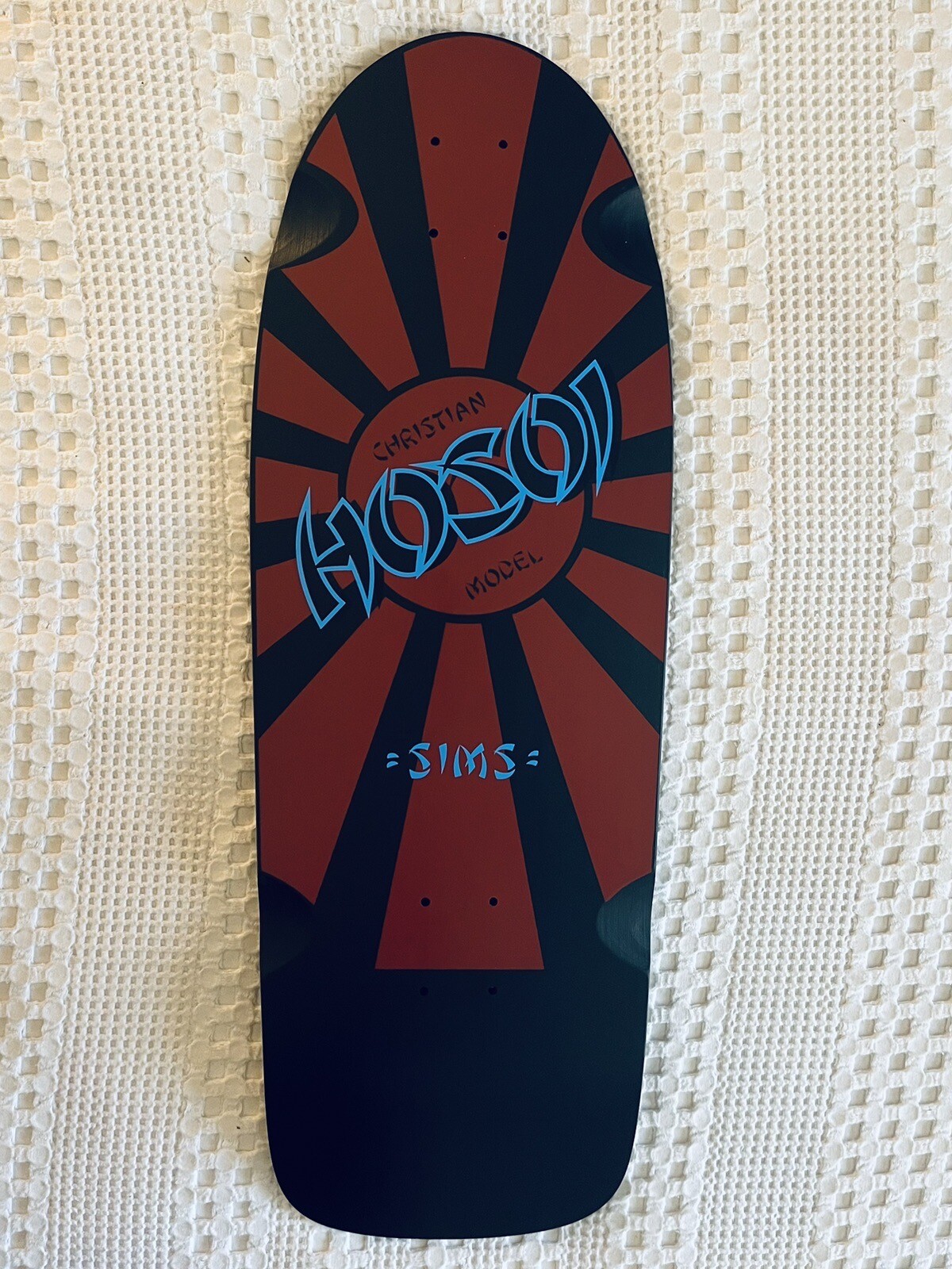 Sims Christian Hosoi “Rising Sun” Skateboard Deck Black eBay