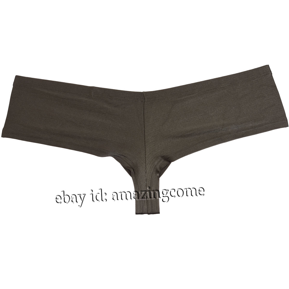 Men Brazilian Bikini Boxer Thong Underwear Soft & Shiny Curvaceous Hip