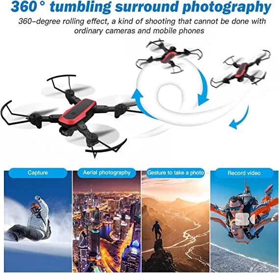 Drone Drone Con Camara WIFI Quadcopter Compacto Plegable Estable Calidad Nuevo - Image 4 of 4