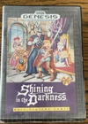Shining In The Darkness Sega Genesis Case, Cartridge Pre-owned