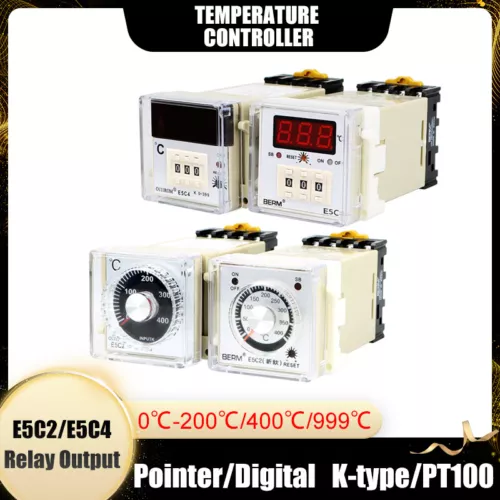 E5C2/E5C4 Pointer/Digital PID Temperature Controller Relay Output K-type/PT100