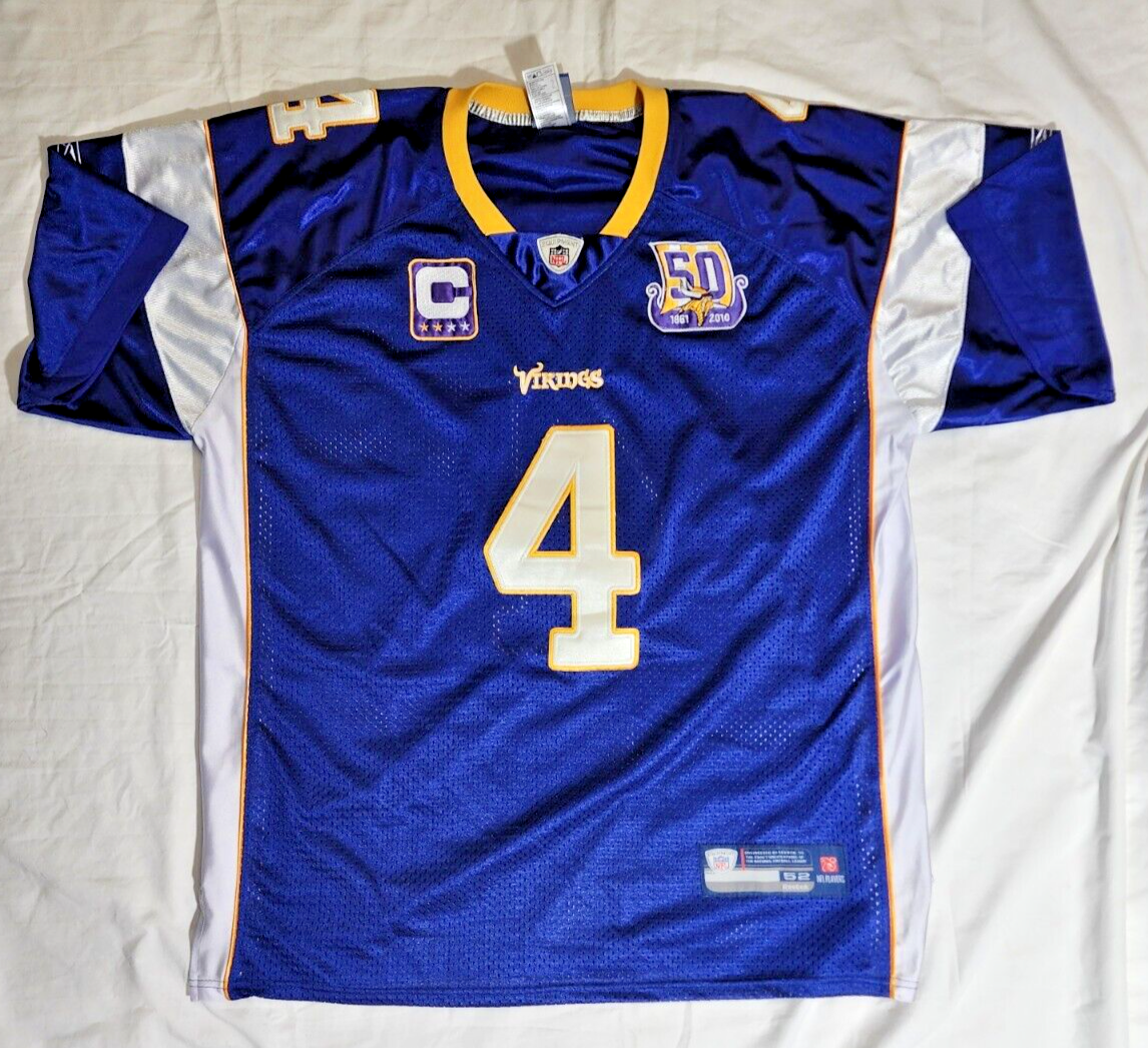 Reebok Brett Purple Favre Jersey Vikings BRETT FAVRE Minnesota