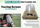 Touring Screen With Fittings "Royal Enfield New Classic 350 Reborn"