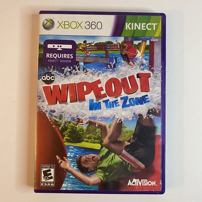 Wipeout: In the Zone (Microsoft Xbox 360, 2011) Kinect - Complete With Manual