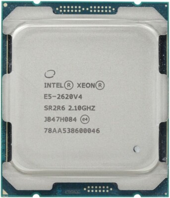 INTEL XEON E5-2620V4 SR2R6 2.10GHz 20M 8 CORES 85W PROCESSOR