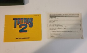 Tetris 2 (Nintendo Entertainment System, 1993) NES Tested With Manual