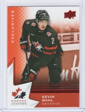 2020-21 Upper Deck Team Canada Exclusives #24 Kevin Bahl 96/250