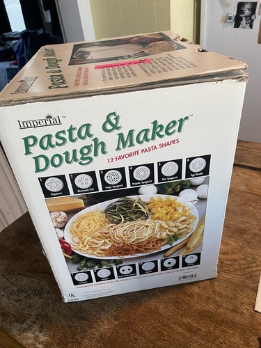 1994 Imperial pasta and dough maker 80198 Choose from 12 Pasta Shapes New in Box - Picture 4 of 14