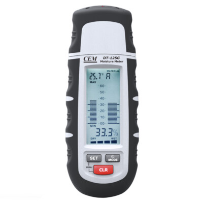 CEM DT-125G Professional Wood Moisture Temperature and Humidity Tester