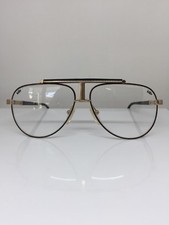 Vintage Jean Claude Killy 473 Aviator Eyeglasses M. 473 C. Black Gold 58-12mm