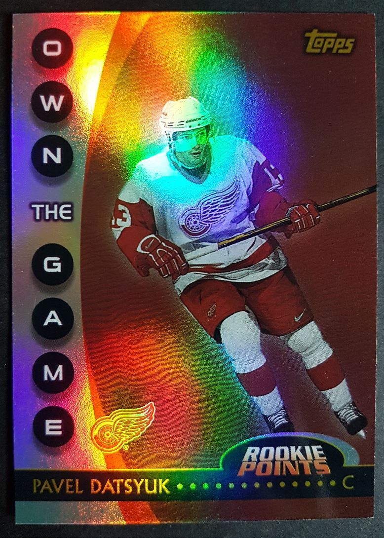 2002-03 Topps Own The Game Pavel Datsyuk Rookie Detroit Red Wings #OTG15