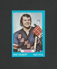 1973 Topps Rod Gilbert #88 ~ NY Rangers HOF  ~~ Nice Card!