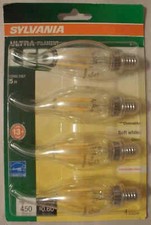 Sylvania Ultra LED 4 Pack 60W/5W B10 - Soft White 2700K-Dimmable-711688-Save 2 