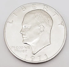 1971 P EISENHOWER DOLLAR COIN AVE CIRCULATED **FREE SHIPPING**