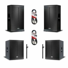 FBT X-Lite 115A & 118SA Active Speaker System Bundle 