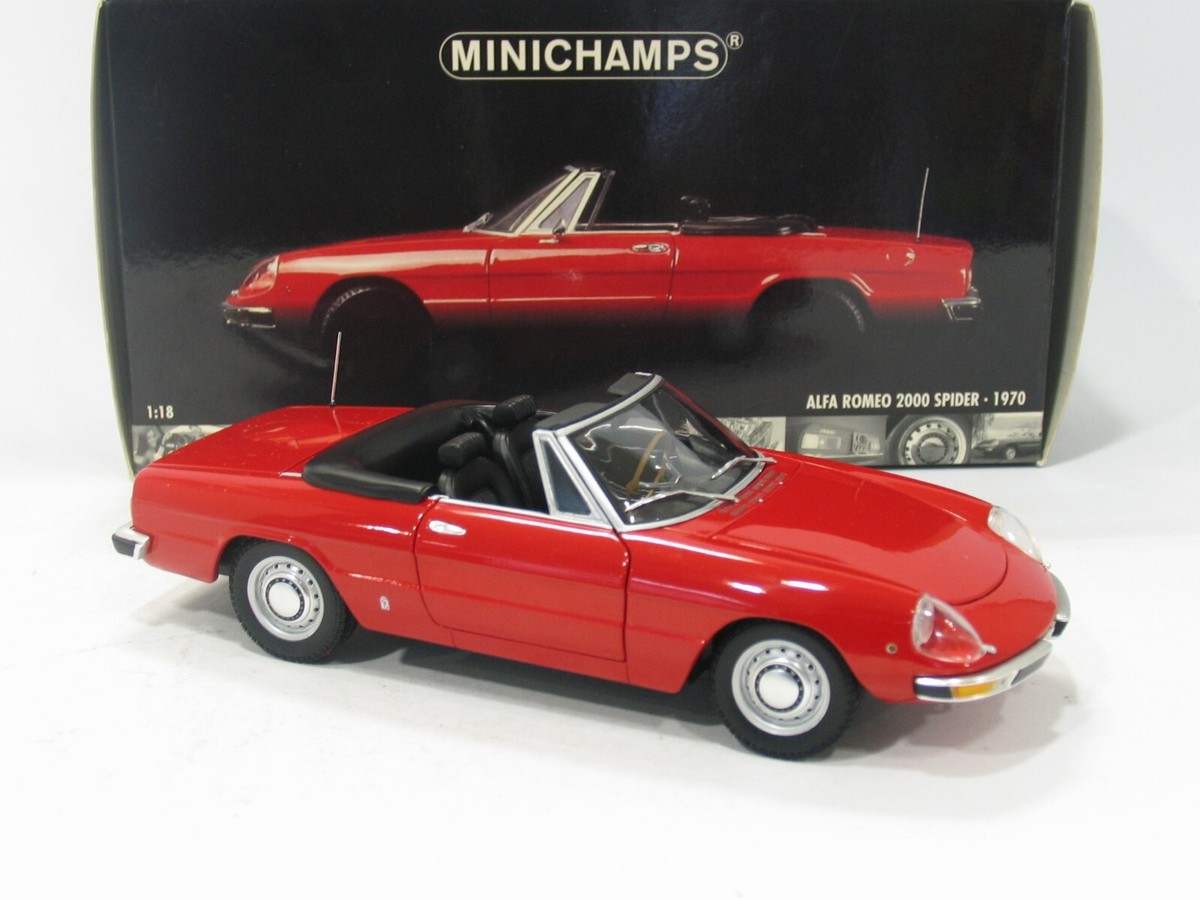 MINICHAMPS Alfa Romeo 2000 Spider 1970 1:18 OVP (BC 694) | eBay.de
