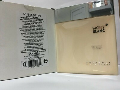 Mont Blanc Presence D'Une Femme BODY LOTION For Women 6.8 Oz 200ml NEW TT