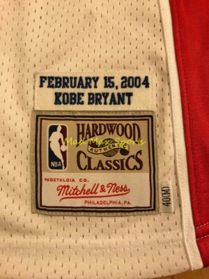 KOBE BRYANT LA Lakers 2004 West All Star MITCHELL & NESS Authentic