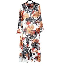 Free People Moroccan Roll Maxi Dress Womens XS White Boho Feminine Bloomcore