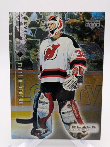 💥 1998-99 Upper Deck Black Diamond Martin Brodeur 50 New Jersey Devils; HOF - Picture 1 of 2