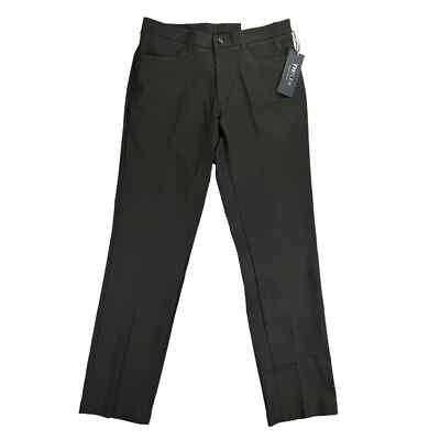 Tommy Hilfiger Mens TH Flex Finn Modern Fit Twill Pants Olive Green 30x30