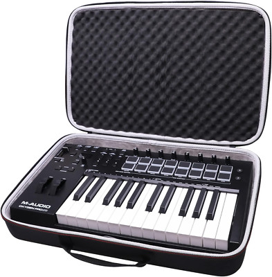 LTGEM EVA Hard Case for M-Audio Oxygen Pro 25   25 Key USB MIDI Keyboard Control