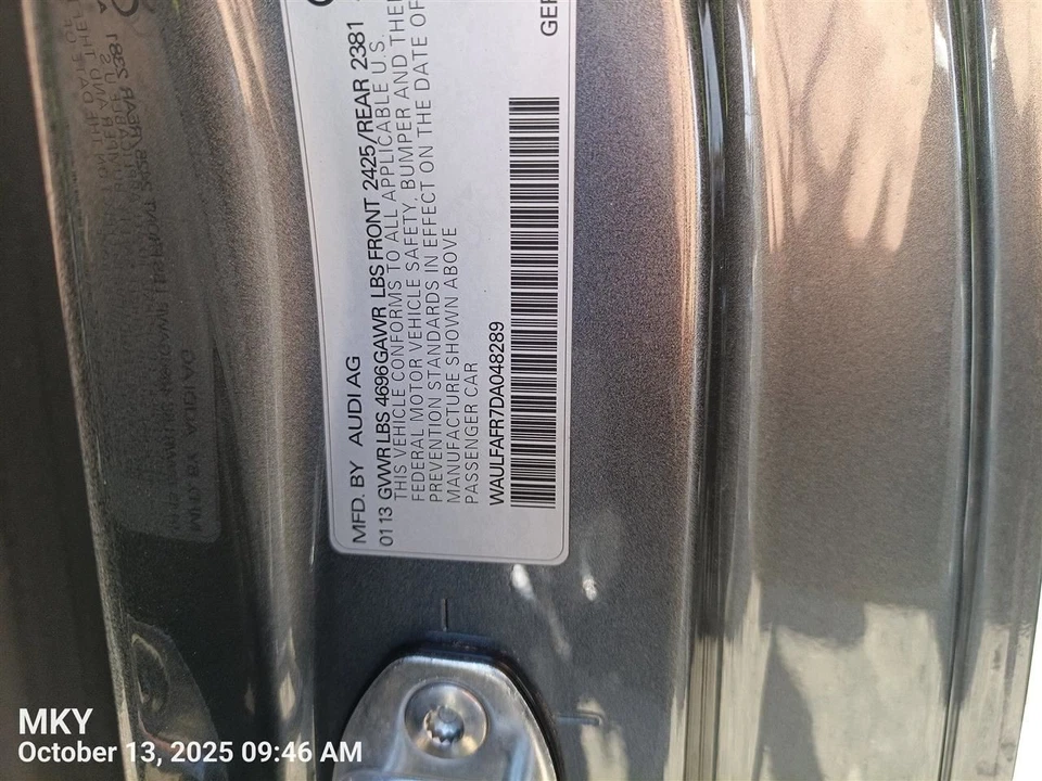 Actuador de bloqueo A5 AUDI 2012 7864701 Foto 2 de 4