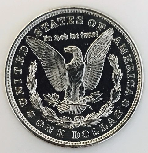 1921 P MORGAN DOLLAR MS+++! PROOF LIKE REVERSE! SEMI PL OBVERSE! NICE! NR #K2907