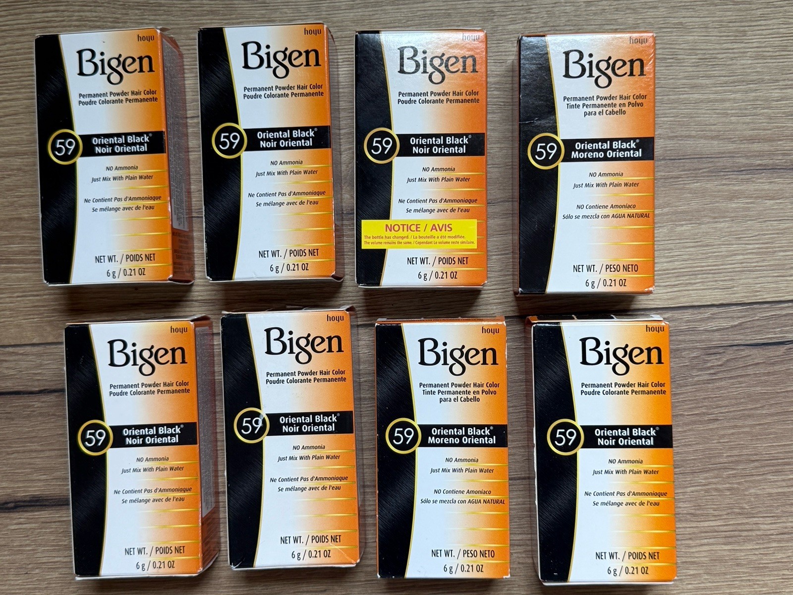 59 Oriental Black Permanent Powder Hair Color 0.21 Oz