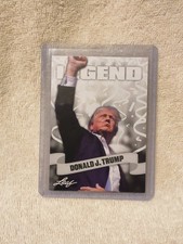 DONALD J. TRUMP - 2024 LEAF PRIZED LEGEND ASSASSINATION FIGHT CARD CCG 10
