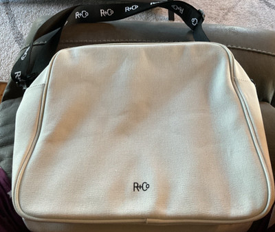 R+Co Cosmetic  Bag Zippered Top NEW