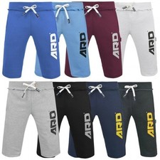 ARD Men's Gym Shorts Fleece Sweat Workout Joggers MMA Boxing Fitness Bottoms