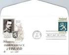 S08-7042, FINLAND INDEPENDENCE 50TH ANNIV., ARTCRAFT FDC