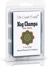 The Candle Daddy Nag Champa Incense Scented Melt- Maximum Scent Wax Cubes/Melts-