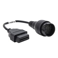 38Pin to 16Pin OBD2 Diagnostic Adapter Cable for Iveco, Plug & Play, 9-36V