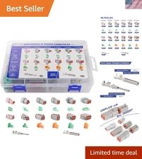 Professional-grade 94Pcs DT Connector Kit - Sealed, Waterproof, High Precision