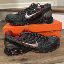 Nike Air Max Torch 4 Shoes Mens Gray Black Red Running 343846 006
