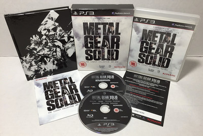 PAL Metal Gear Solid LEGACY COLLECTION Playstation 3 PS3 CIB Art Book SHIPS USA