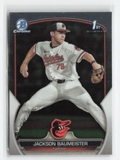 2023 Bowman Draft #BDC-84 Jackson Baumeister Chrome