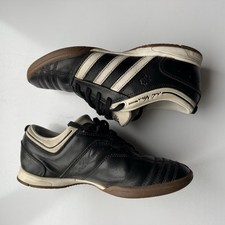 Adidas AdiNova Real Leather US 4,5 / 35,5-36 Black Boots Cleats Football Soccers