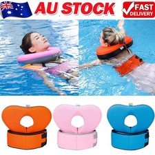 Swimming Float Ring Pump Free Provide Buoyancy Portable Swimming Neck Ring Belt