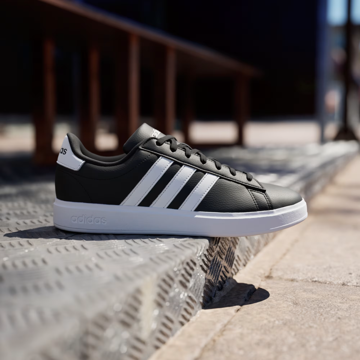 Adidas Men's Grand Court 2.0 'Black White' Shoes GW9196 | eBay