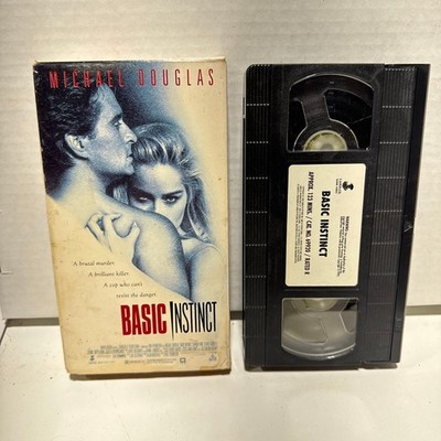 Basic Instinct VHS 1992 Thriller Original Release Carolco Pictures