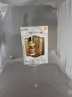 Goldessence Aromas Essential Oil Roll & Bottle Pump Gift Set Jasmine & Chamomile
