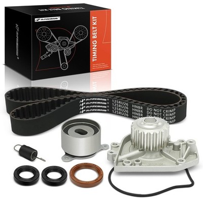 A-Premium Engine Timing Belt Kit with Water Pump, Tensioner, Seals - Compatib...
